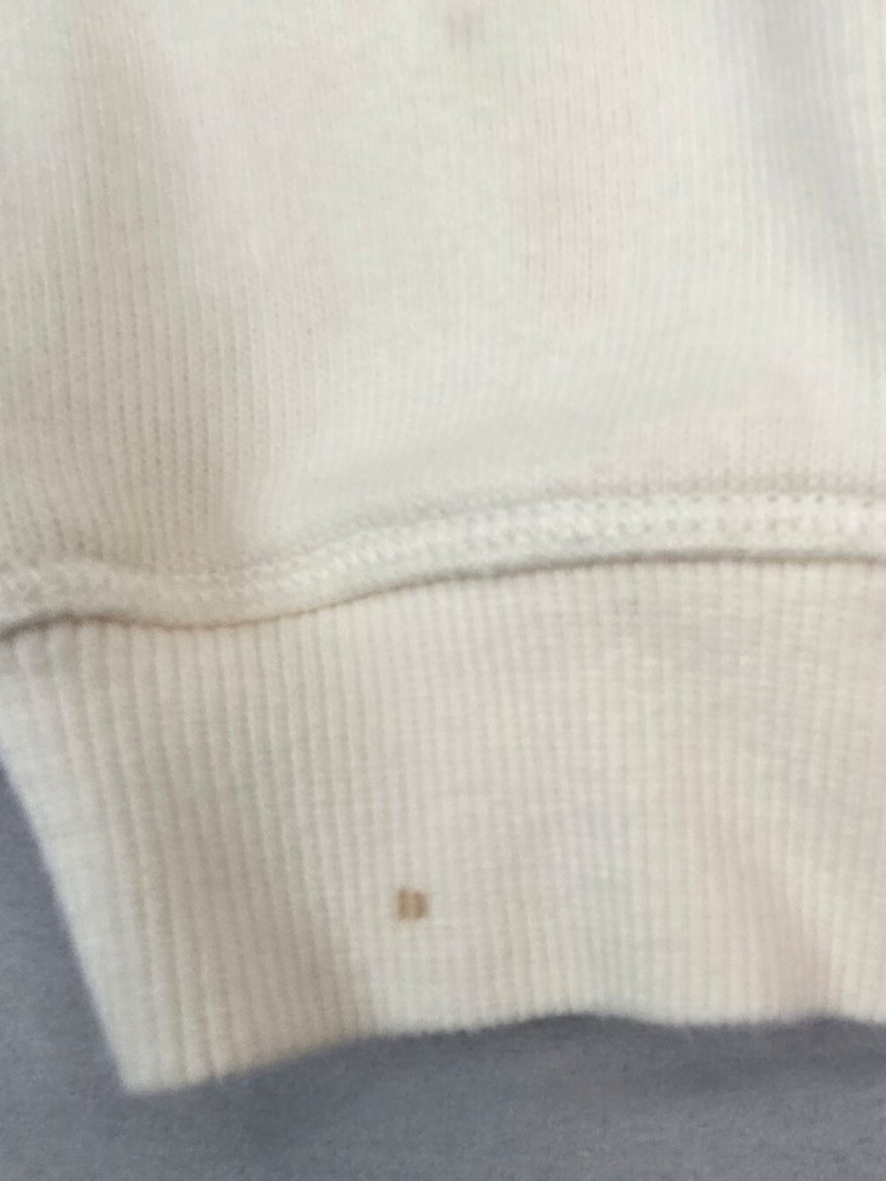 Tommy Bahama Relax L Cream Quarter Zip Pullover - Picture 4 of 5